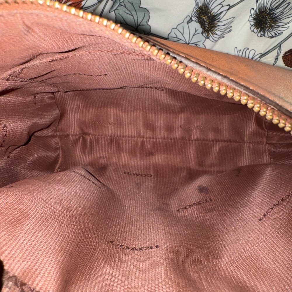 Coach Tan Leather Shoulder Bag - Picture 5 of 5